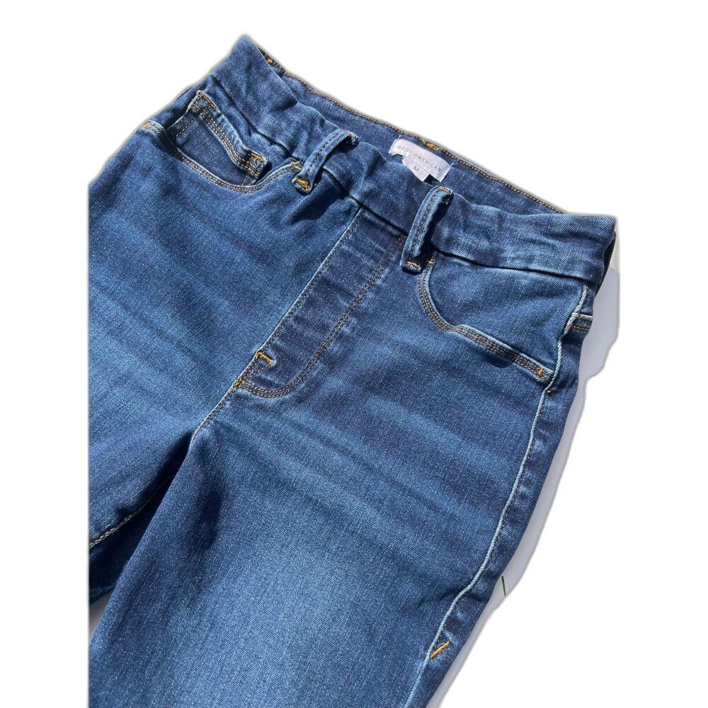 Good American Pull-On Skinny Jeans – Indigo 491